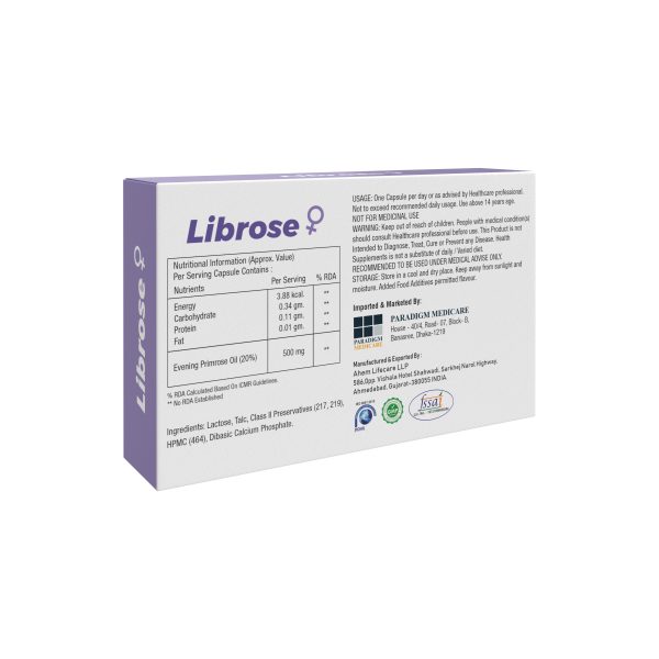 Librose Capsule 500 mg || Food Supplement ||Empowering Women's Wellness - Image 3